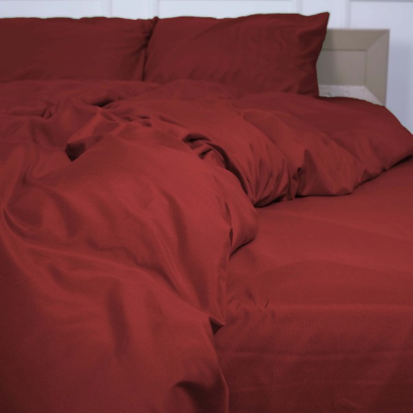 Фото - Комплект постільної білизни дитячий MirSon №19-1655 Garnet Mikrosatin Premium Однотонний 110х140 см (2200007236657)